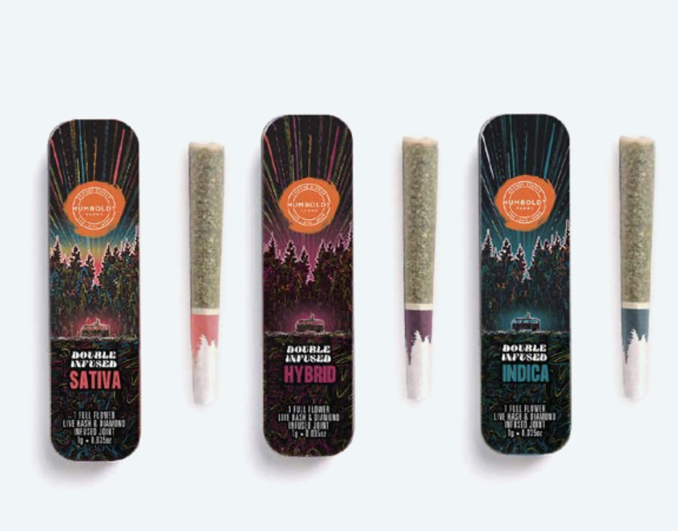 PRE-ORDER: Humboldt THCA Pre-Roll Double Infused 1/ct (Case of 16-MSRP $288) / (S) Double Papaya